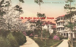 NC, Pinehurst, North Carolina, Carolina Hotel, Exterior View, 1928 PM, Albertype