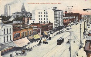 Washington Avenue Looking North  - Lansing, Michigan MI