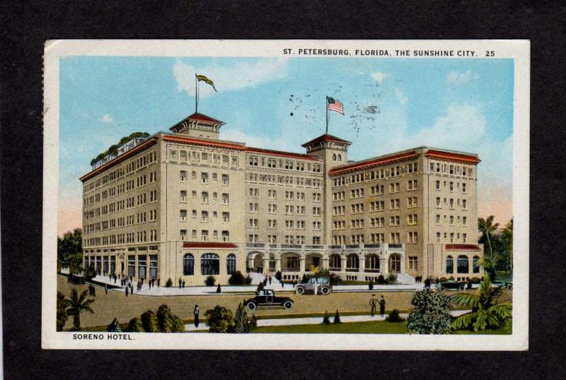 FL Soreno Hotel ST PETERSBURG FLORIDA Postcard