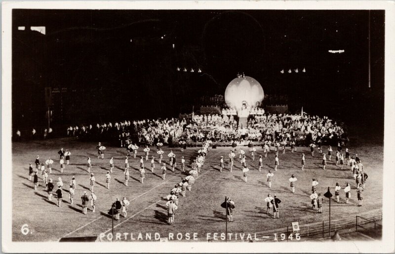 Rose Festival 1946 Portland OR Oregon Real Photo Postcard G56