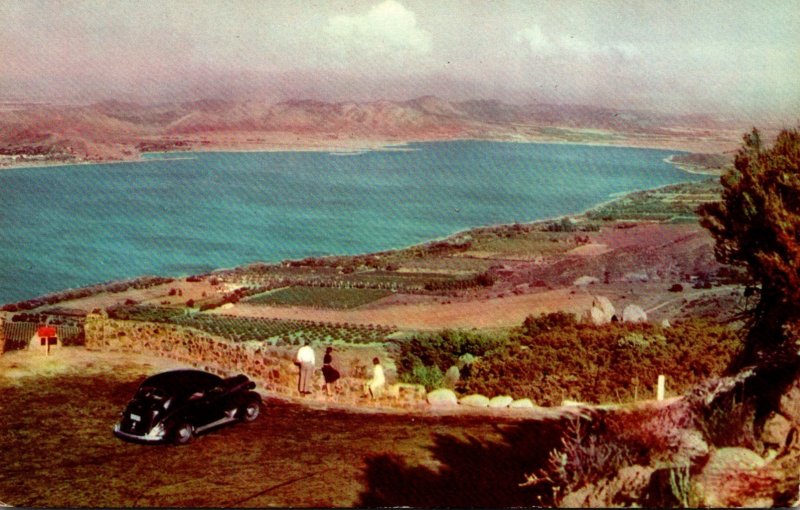 California Elsinore Valley Lake Elsinore Seen From Ortega Highway