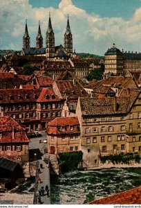 Germany Bamberg Blick auf die Altstadt mit Dom