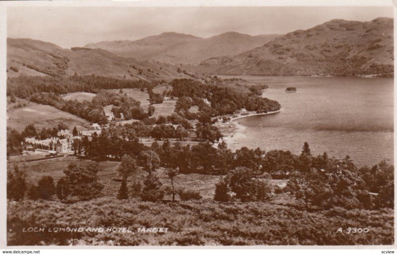 RP: TARBET , Scotland , 1940s ; Loch Lomond & Hotel