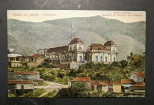 Mint Vintage Saludo de Caracas Venezuala J Palacio Miraflores RPPC Postcard