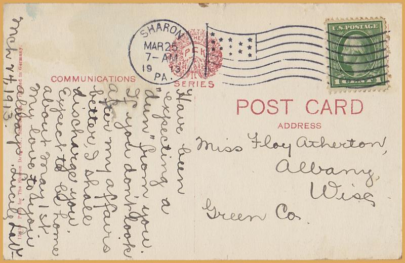 Sharon, PA., Grand Opera House - 1913