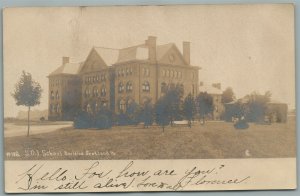 SCOTLAND PA S.O.I. SCHOOL ANTIQUE REAL PHOTO POSTCARD RPPC