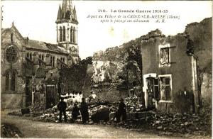 CPA La Grande Guerre 1914-15 Aspect du Village de la Croix-sur-Meuse...(178124)