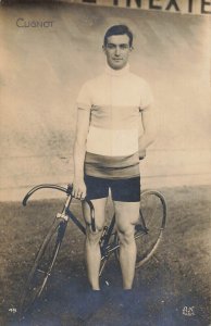 Jean CUGNOT Sprinter Gagnant Grand Prix de Paris-Champion France PHOTO POSTCARD