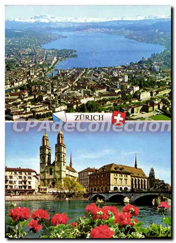 Modern Postcard Schweiz Zurich Switzerland