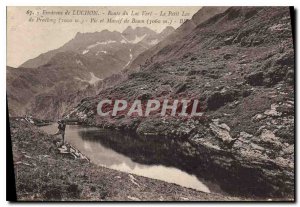 Postcard Old Surroundings of Luchon Green Lake Road The Little Lake Prallong