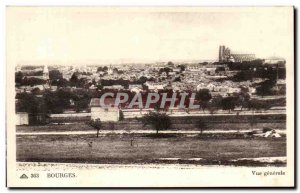Old Postcard Bourges General view