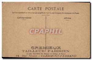 Postcard Marseille Old Lady column