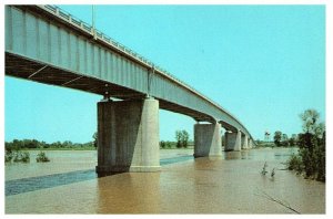 The New Barksdale-Bossier Bridge Louisiana Postcard