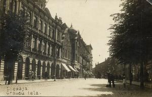 latvia, LIEPAJA LIBAU, Graudu Iela, Grain Street (1929) RPPC