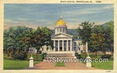 State Capitol - Montpelier, Vermont VT  