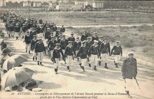 Military Antibes Compagnies De Débarquement l'Armée Navale pendant Marine. 03.31