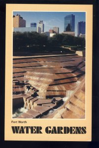 Fort Worth, Texas/TX Postcard, Water Gardens In Downtown Fort Worth