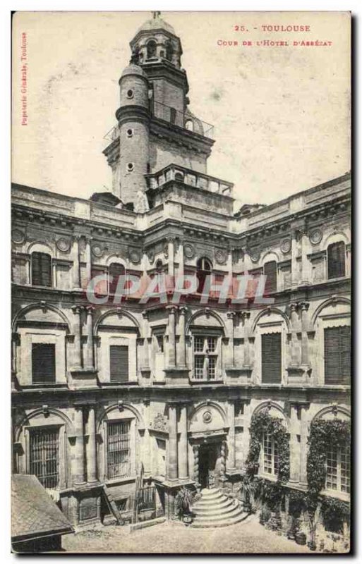 Old Postcard Old Postcard Toulouse Court of 39hotel & # d & # 39Assezat