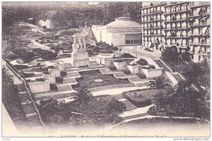 Square Laferriere Et Monument Aux Moris, Alger, Algeria, Africa, 1900-1910s