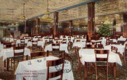 The cafe, Donaldson's Tea Rooms in Minneapolis, Minnesota