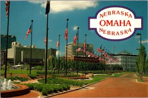 View of Downtown Omaha NE Postcard I68