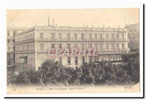 Algeria Oran Old Postcard Continental Hotel frontage Side