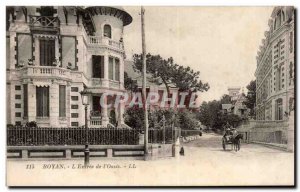 Old Postcard Royan The entrance to the oasis