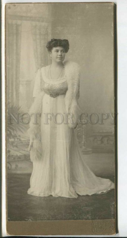 3185754 STRIZHENOVA Russia OPERA Singer AUTOGRAPH 1909 PHOTO