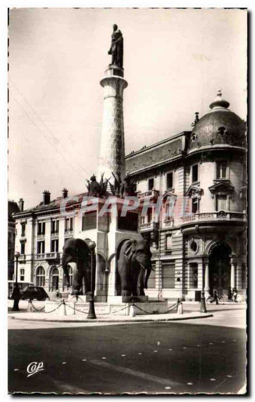 Old Postcard Chambery La Fontaine des Elephants Sappey