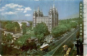 HOTEL UTAH, HOTE C3161, TEMPLE SQUARE, SALT LA Postcard