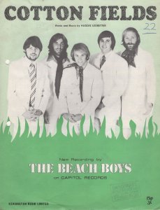 Cotton Fields The Beach Boys Sheet Music