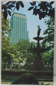 Court Square Memphis Tennessee Vintage Postcard