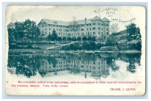 c1900s Mountain Spring Hotel and Lake Dunmore VT PMC Advertising Postcard 