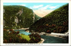 Vintage Pennsylvania Postcard - Delaware Water Gap -