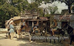 Burro Pack Train, Boot Hill Cemetery - Kansas City, Missouri MO  