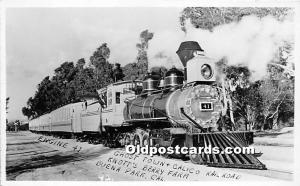 Ghost Town & Calico Railraod, Real Photo Knott's Berry Farm, Buena Park, Cali...