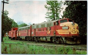 Postcard - Louisiana And North West Railroad Company's Numbers 46 & 49