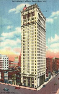 Vintage Postcard 1949 Comer Building Birmingham AL Alabama Pub. Ehlers News