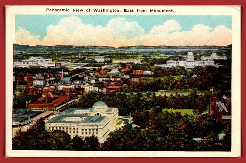 Washington DC - Panoramic View From East Monument - [DC-392]