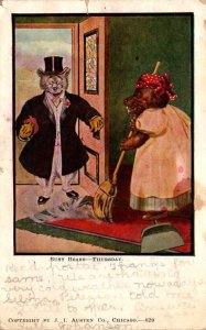 Humour Busy Bears Thursday 1910