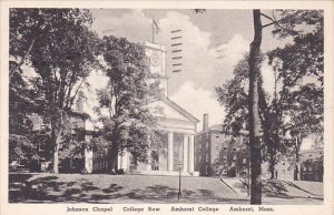 Massachusetts Amherst Johnson Chapel College Row Amherst College 1941