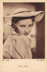 Olly von Flint Austrian Actress Vintage Postcard 08.41