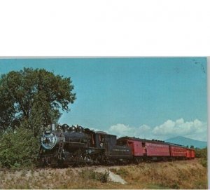 Conway Scenic Railroad 47 New Hampshire Mount Kearsarge In Background Postcard