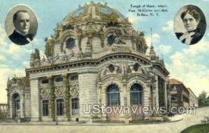 Temple of Music - Buffalo, New York NY Postcard