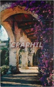 California Modern Postcard Old Adobe Arches
