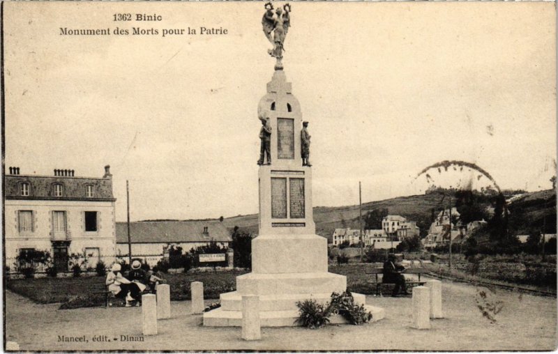CPA BINIC - Monument des Morts pour la Patrie (103725)