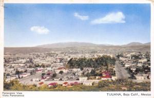 Tijuana Baja California Mexico 1954 Postcard Panoramic View Vista