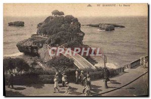 Old Postcard Biarritz Basta