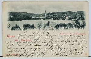 Germany Gruss aus Buckow Märkischen Schweiz from Ferdinandshohe 1899 Postcard L1