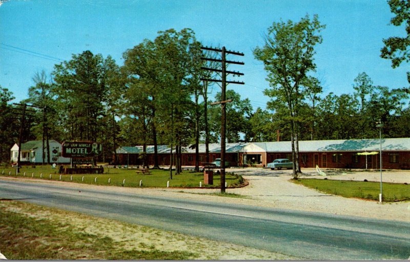 North Carolina Sanford Rip Van Winkle Motel 1961